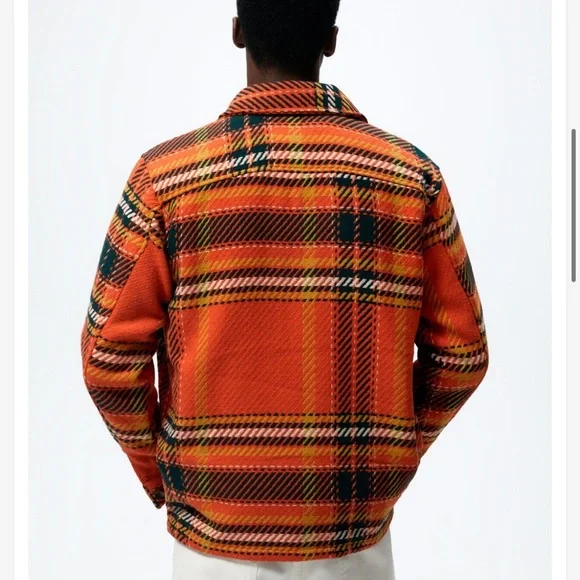 Zara Plaid Overshirt - Picture 8 of 8